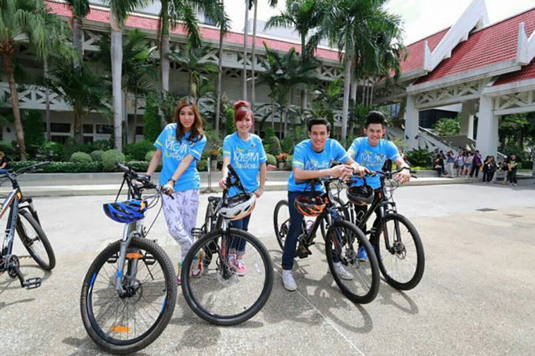 มีทั้งมือใหม่ มือสุดเก๋า มาร่วมปั่นกันเพียบ