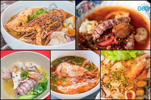 รวมร้านก๋วยเตี๋ยวรสเด็ดเน้นปู กุ้ง และกั้งตัวโตๆ!!