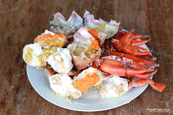 ปูไข่..คลองโคน ร้านเกษร ของอร่อย..ที่ไม่ต้องเหาะไปกินถึงทะเล