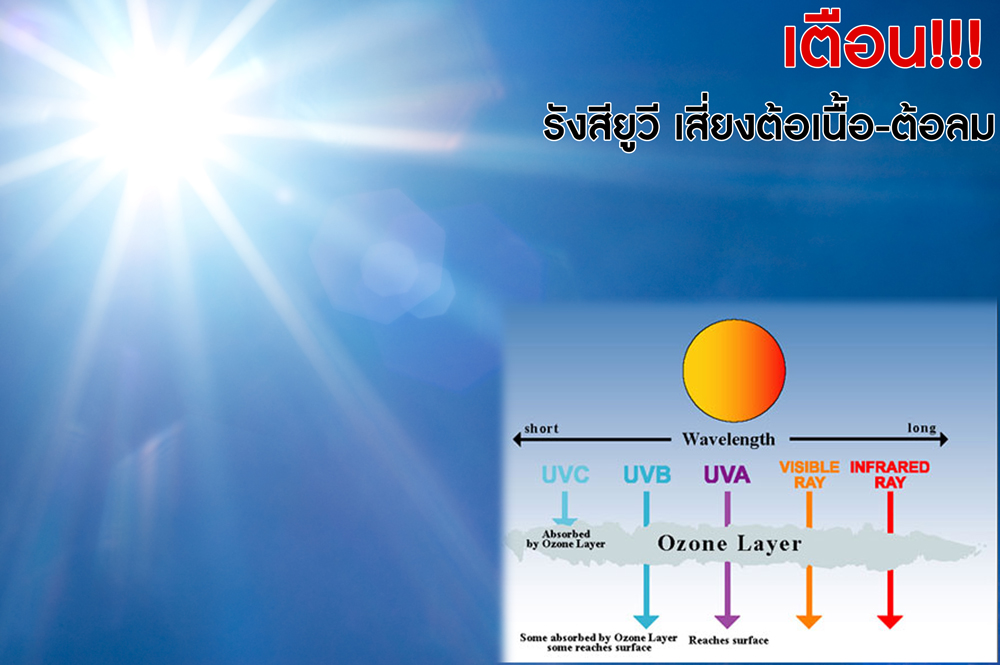 เตือนรังสียูวี เสี่ยงต้อเนื้อ-ต้อลม