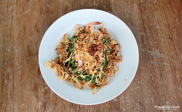 ยำชะครามกุ้งสด