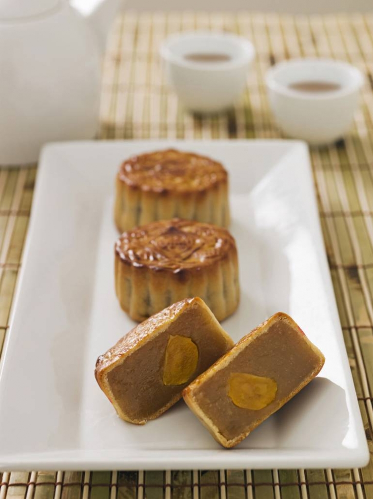 ขนมไหว้พระจันทร์ไส้ช็อกโกแลตมิ้นต์