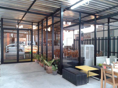 อบไออุ่นพิซซ่าเตาถ่าน