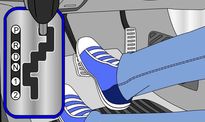 เหยียบเบรก